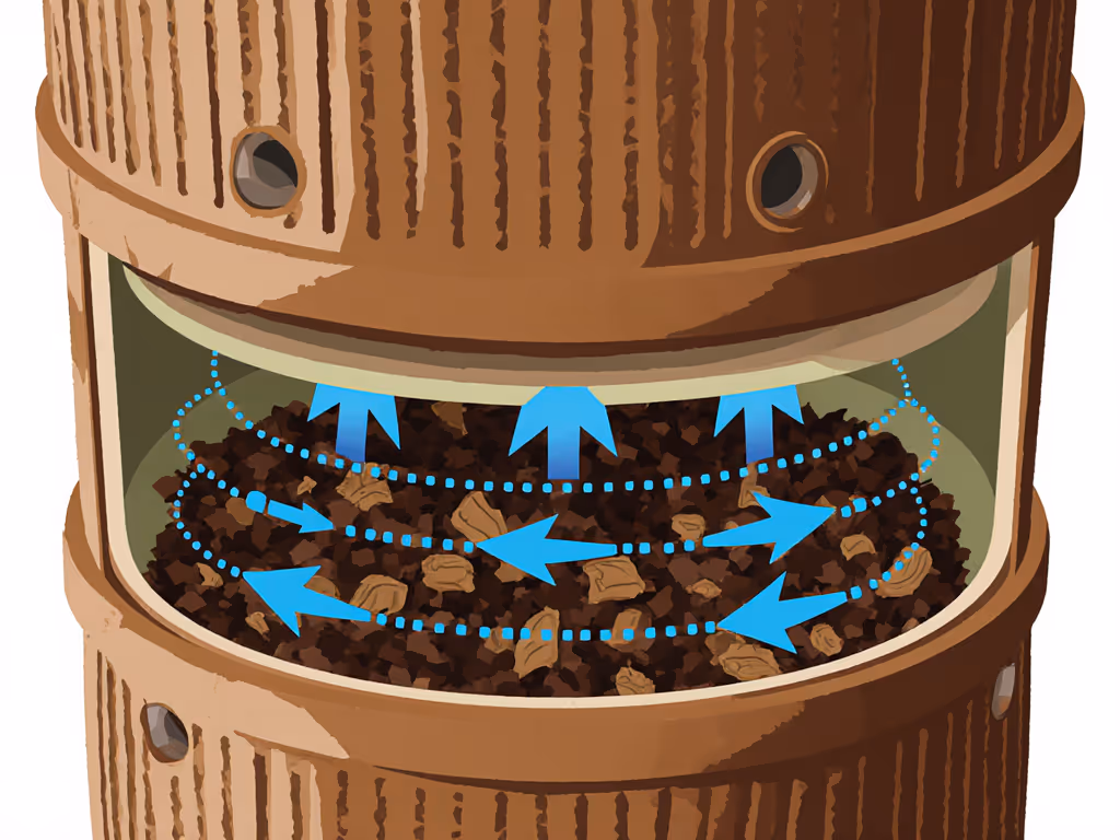 aeration principles in compost tumblers
