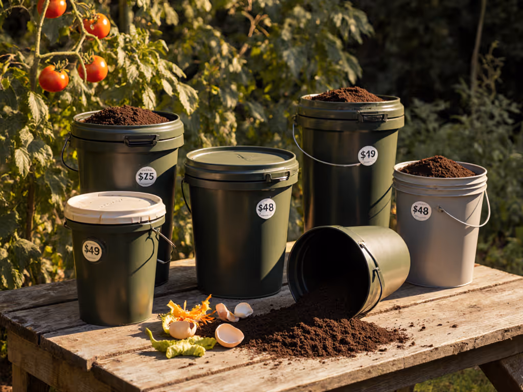 Best Bucket Compost Bin Under $50: 5 Top Picks