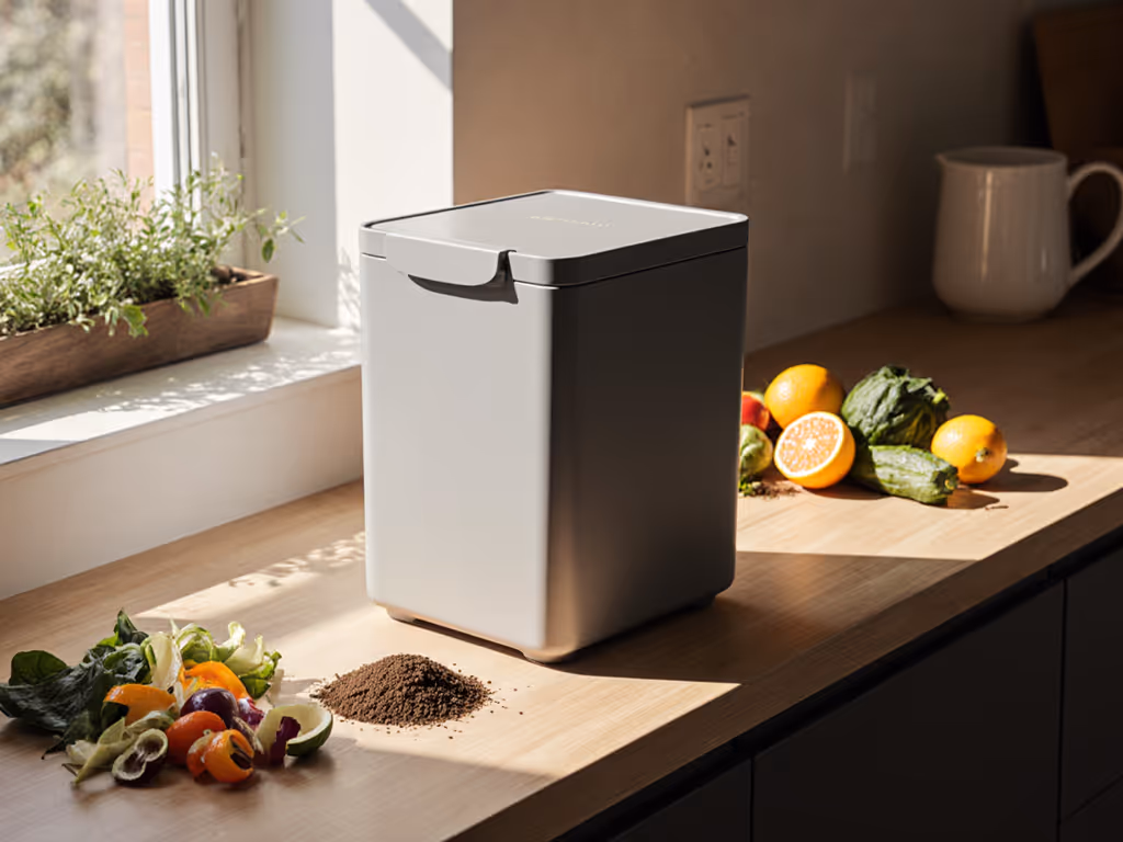 Bokashi Composting Bin: Odorless Indoor Food Waste Processor
