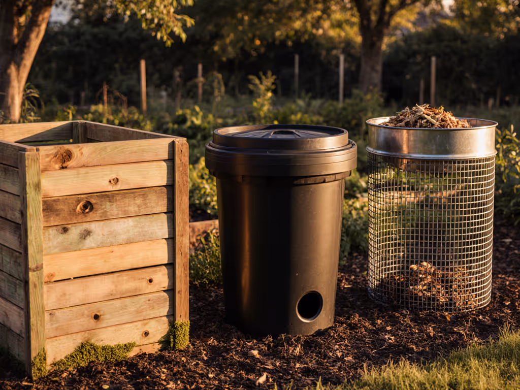 Durable Compost Bin Guide: Wood vs Plastic vs Metal
