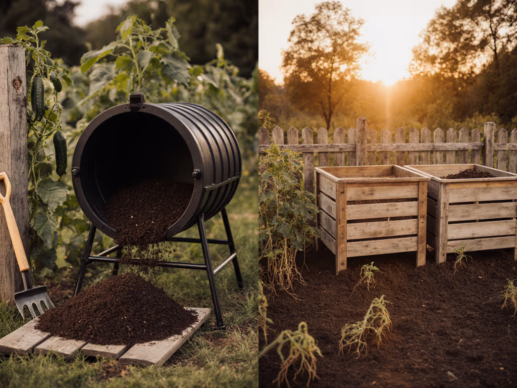 Stationary vs Tumbling Compost Bins: Which Builds Better Soil?